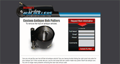 Desktop Screenshot of customhubpullers.com